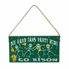 North Dakota State University Halloween Wood Wall Sign, 6x11