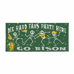 North Dakota State University Flocked Coir Halloween Sassafras Switch