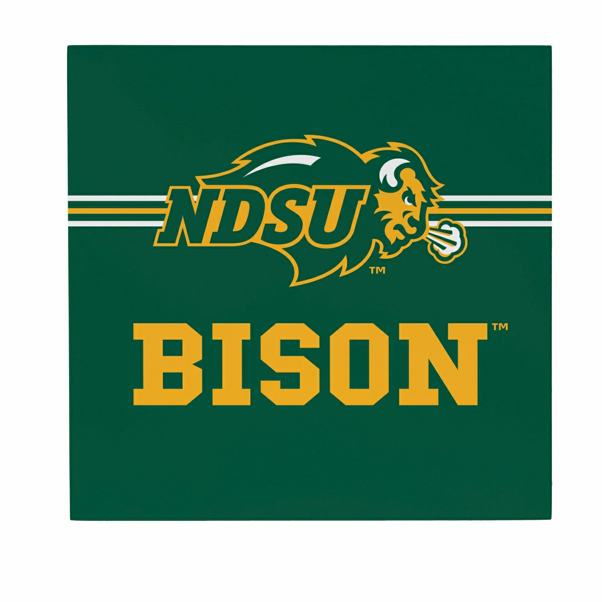 North Dakota State University Wood Wall Sign, 12x12