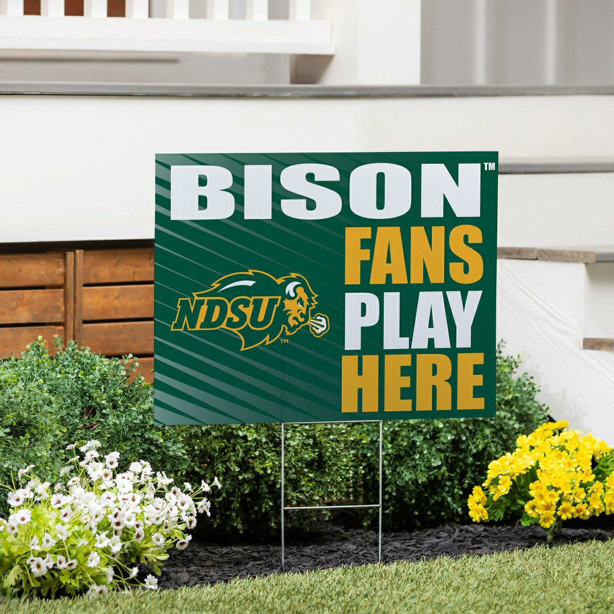 North Dakota State University Coroplast Yard Sign "Fans Play Here"