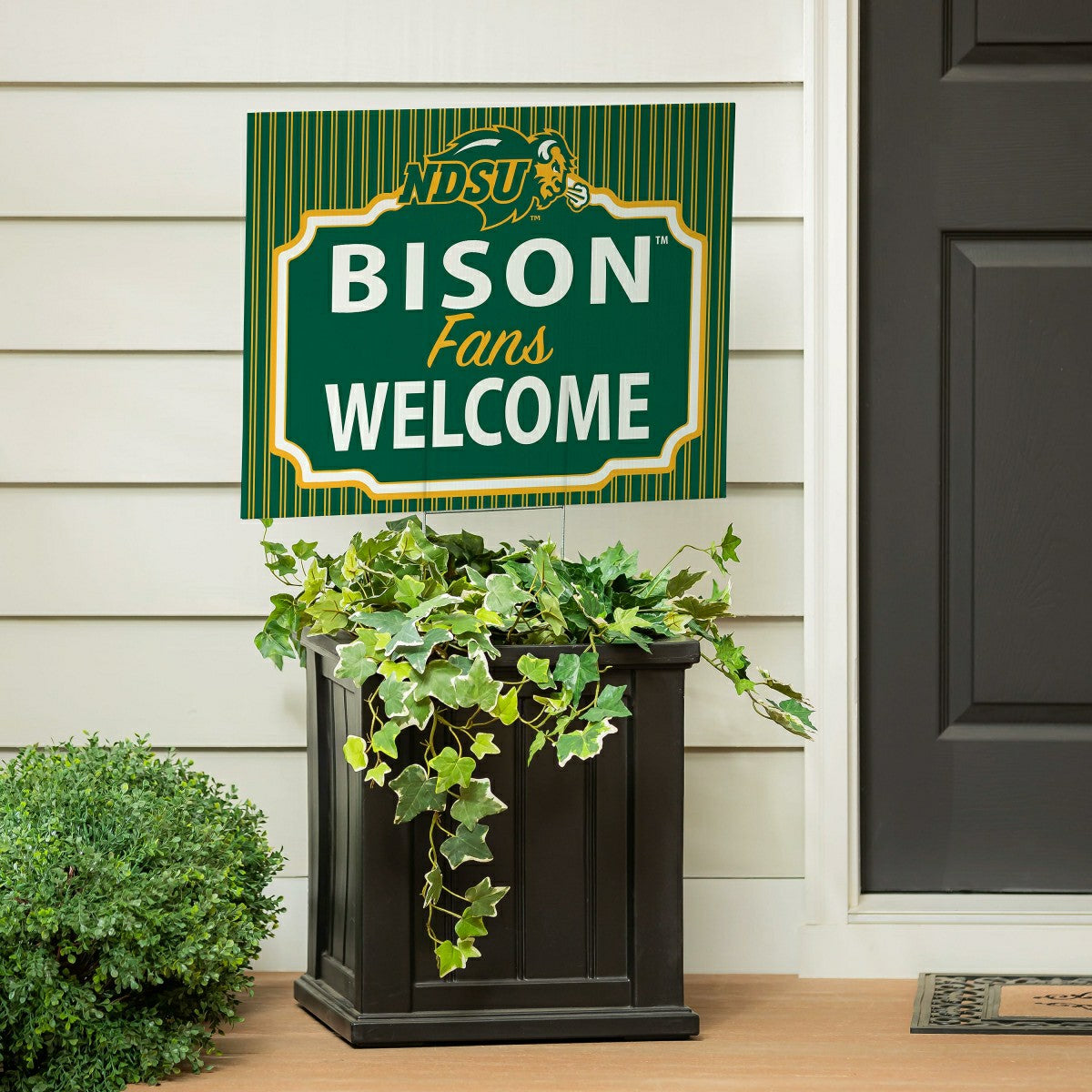 North Dakota State University Coroplast Yard Sign, "Fans Welcome"