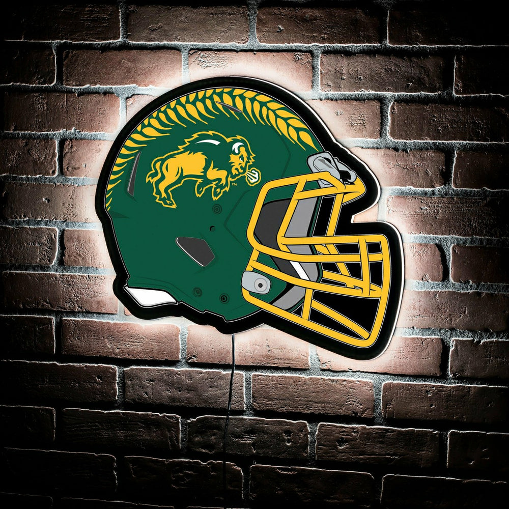 LED Wall Decor, Helmet, North Dakota State University