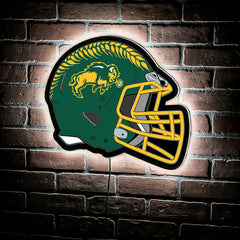 LED Wall Decor, Helmet, North Dakota State University