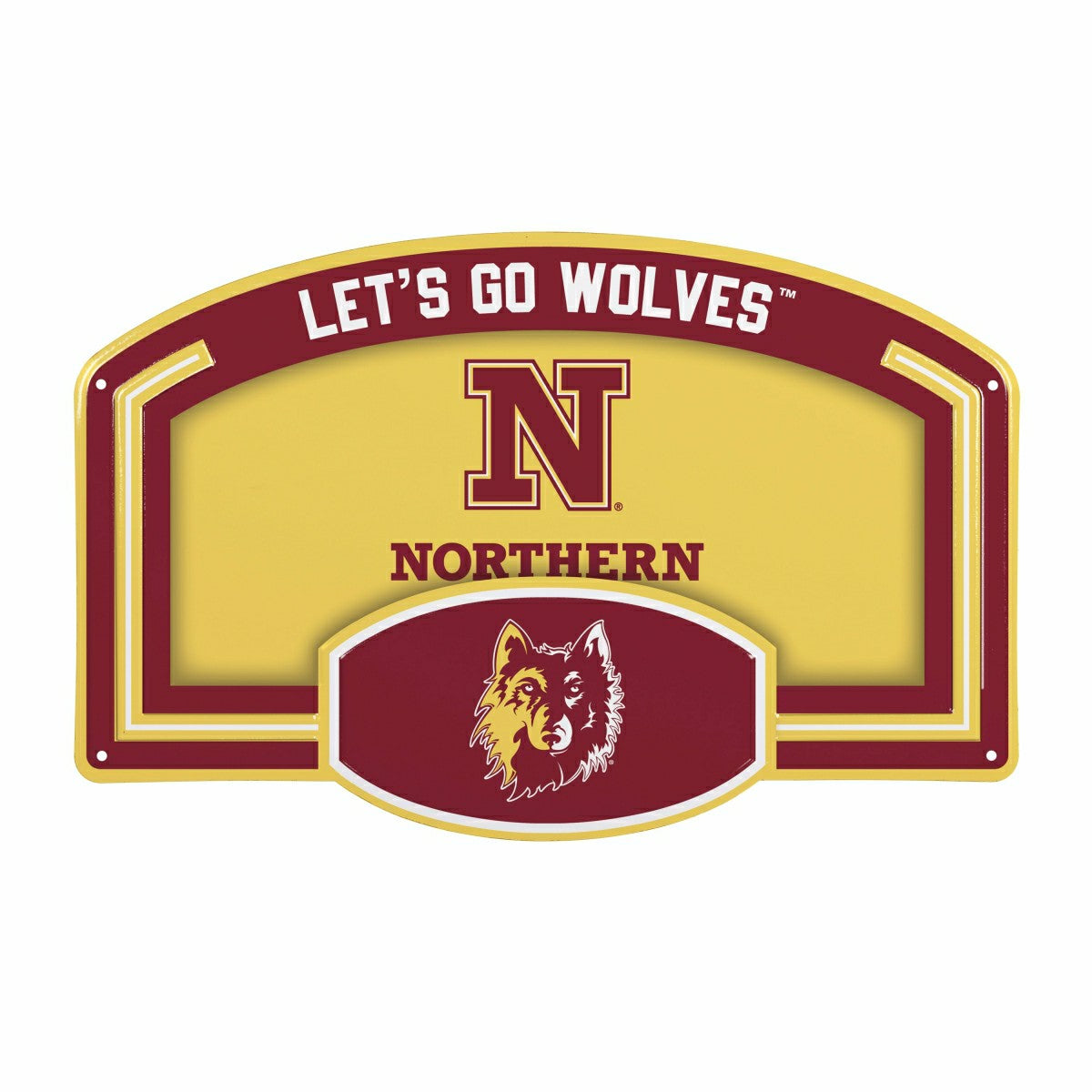 Northern State University USA Embossed Steel Wall Sign, 11" x 17"