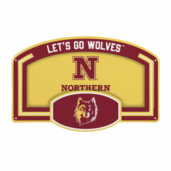 Northern State University USA Embossed Steel Wall Sign, 11" x 17"