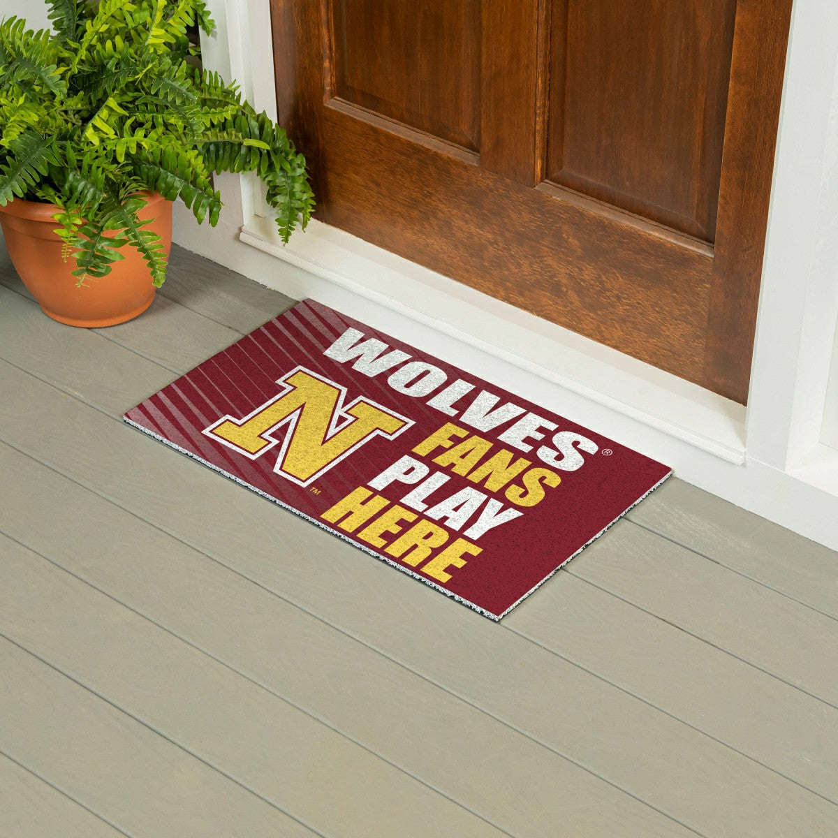 Northern State University Fan Mat, 28"x16"