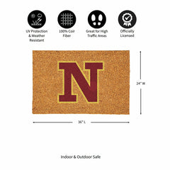 Northern State University Large Full Color Coir Mat, 36"x24"
