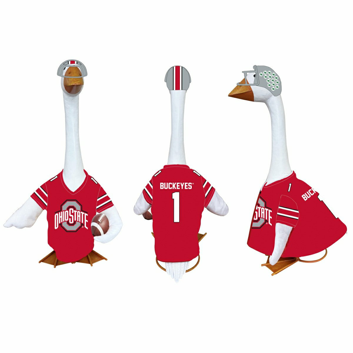 Ohio State University Sports Porch Goose Uniform