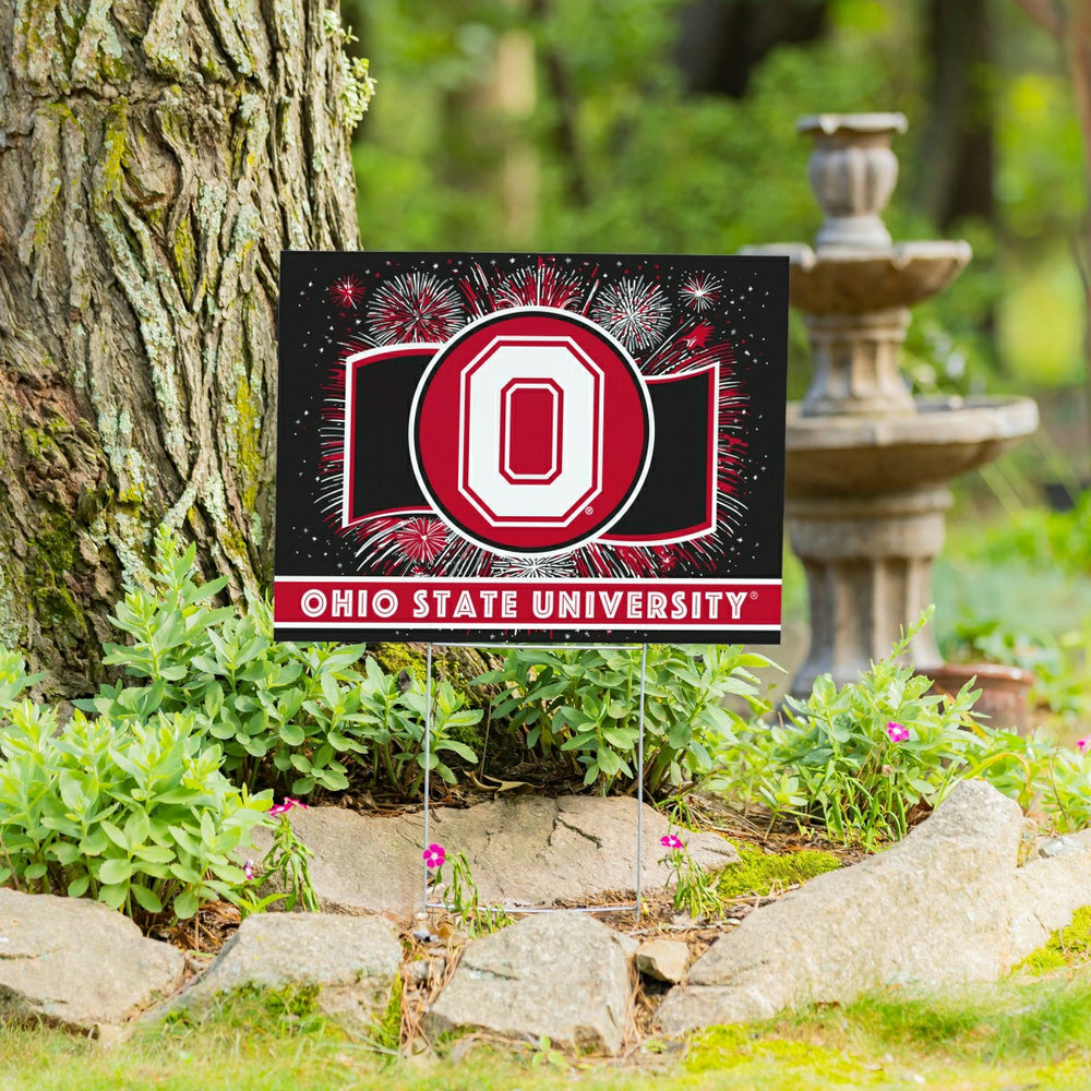 Ohio State University Coroplast Yard Sign, Patriotic