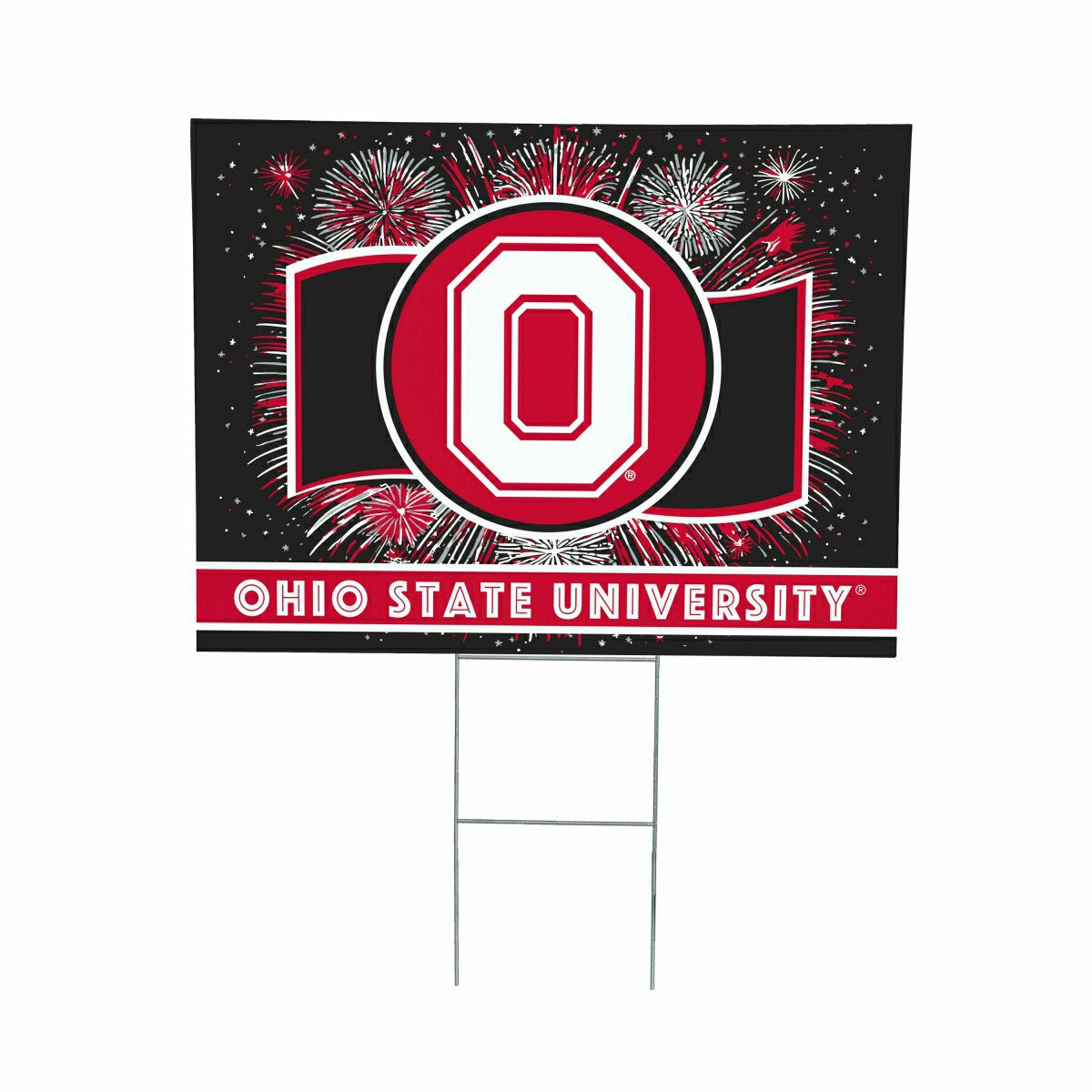 Ohio State University Coroplast Yard Sign, Patriotic