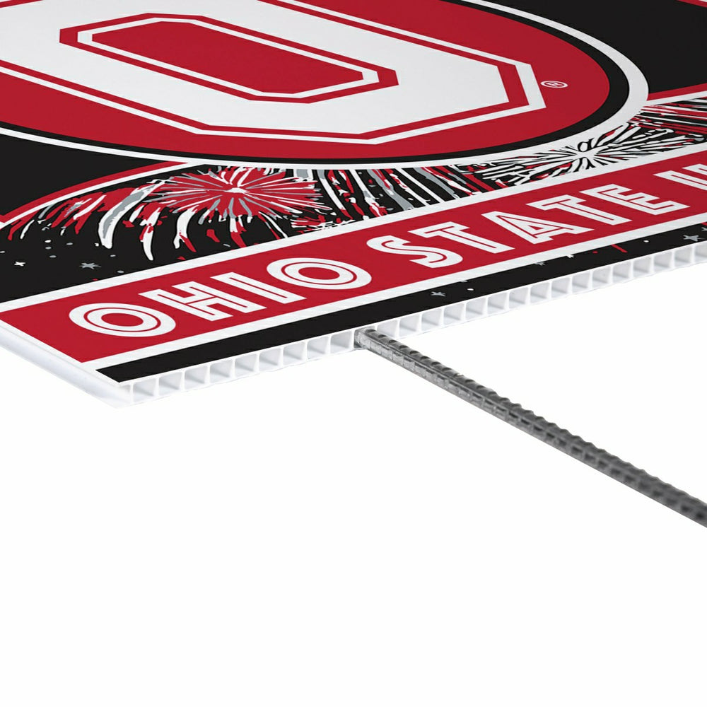 Ohio State University Coroplast Yard Sign, Patriotic