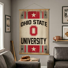 Ohio State University, Canvas Wall Tapestry, Large, 54x36