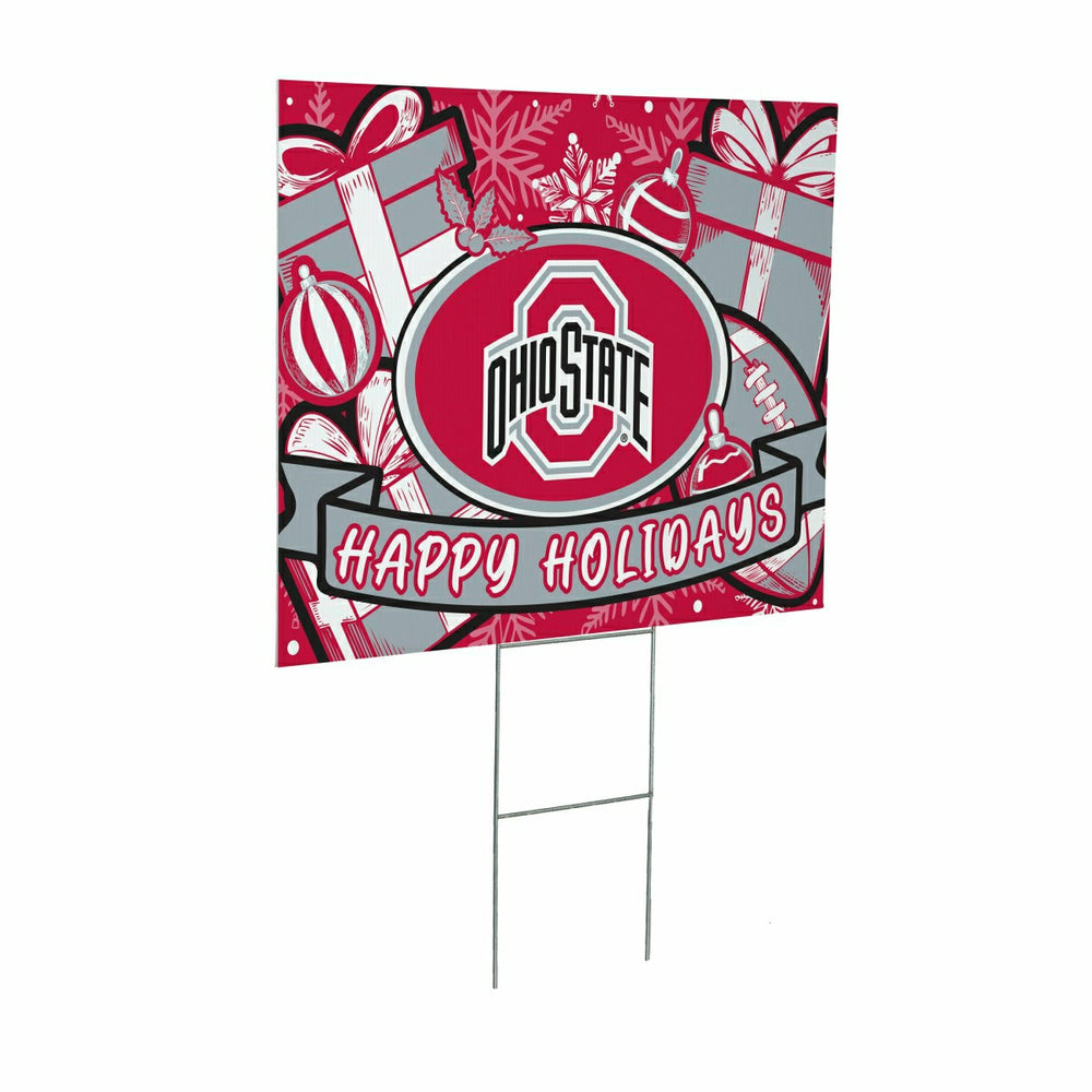 Ohio State University Yard Sign, Holiday