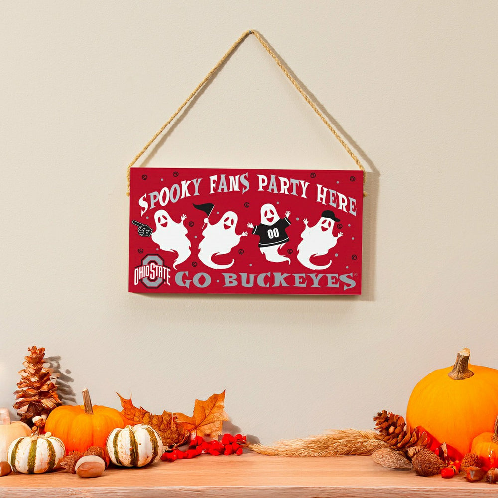 Ohio State University Halloween Wood Wall Sign, 6x11