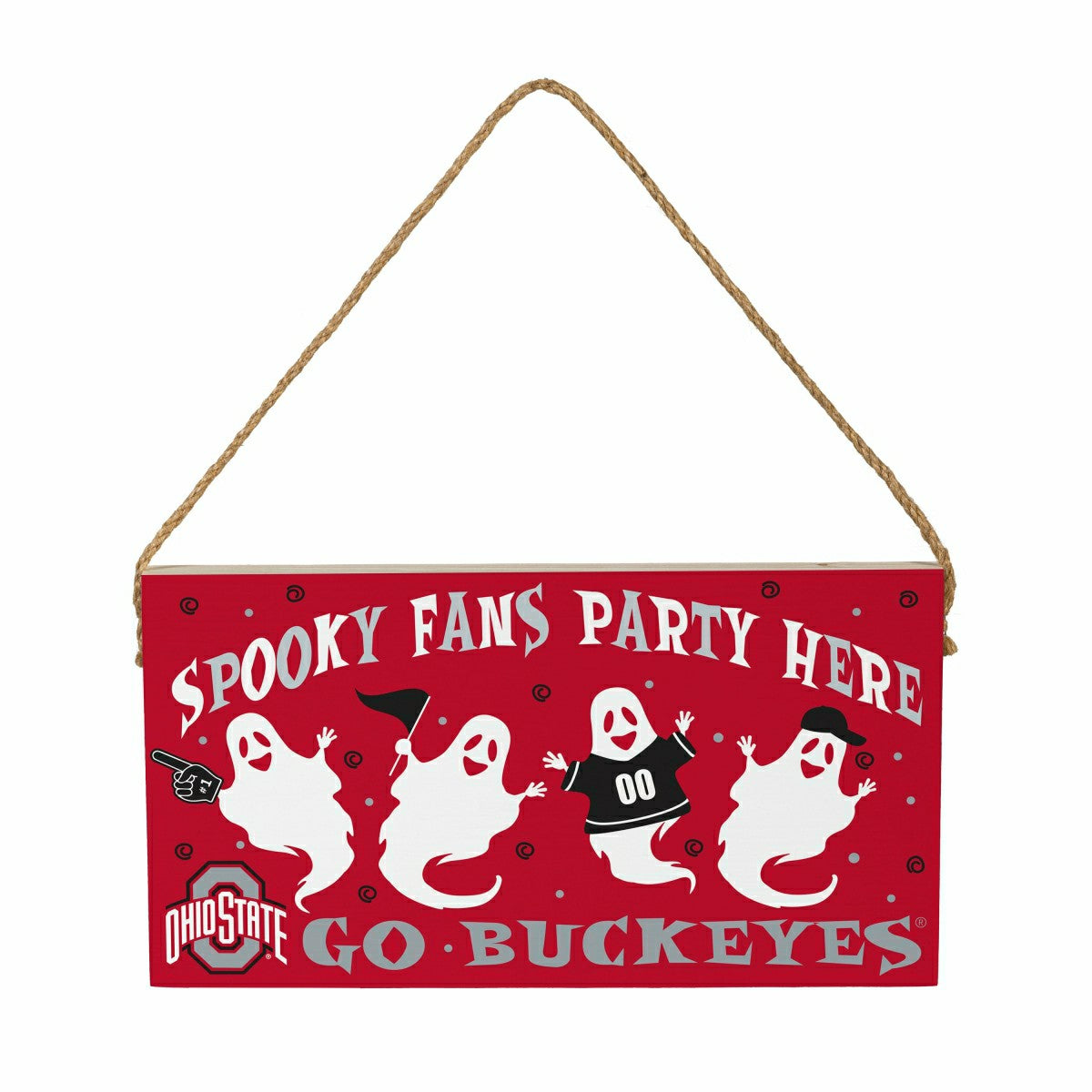 Ohio State University Halloween Wood Wall Sign, 6x11