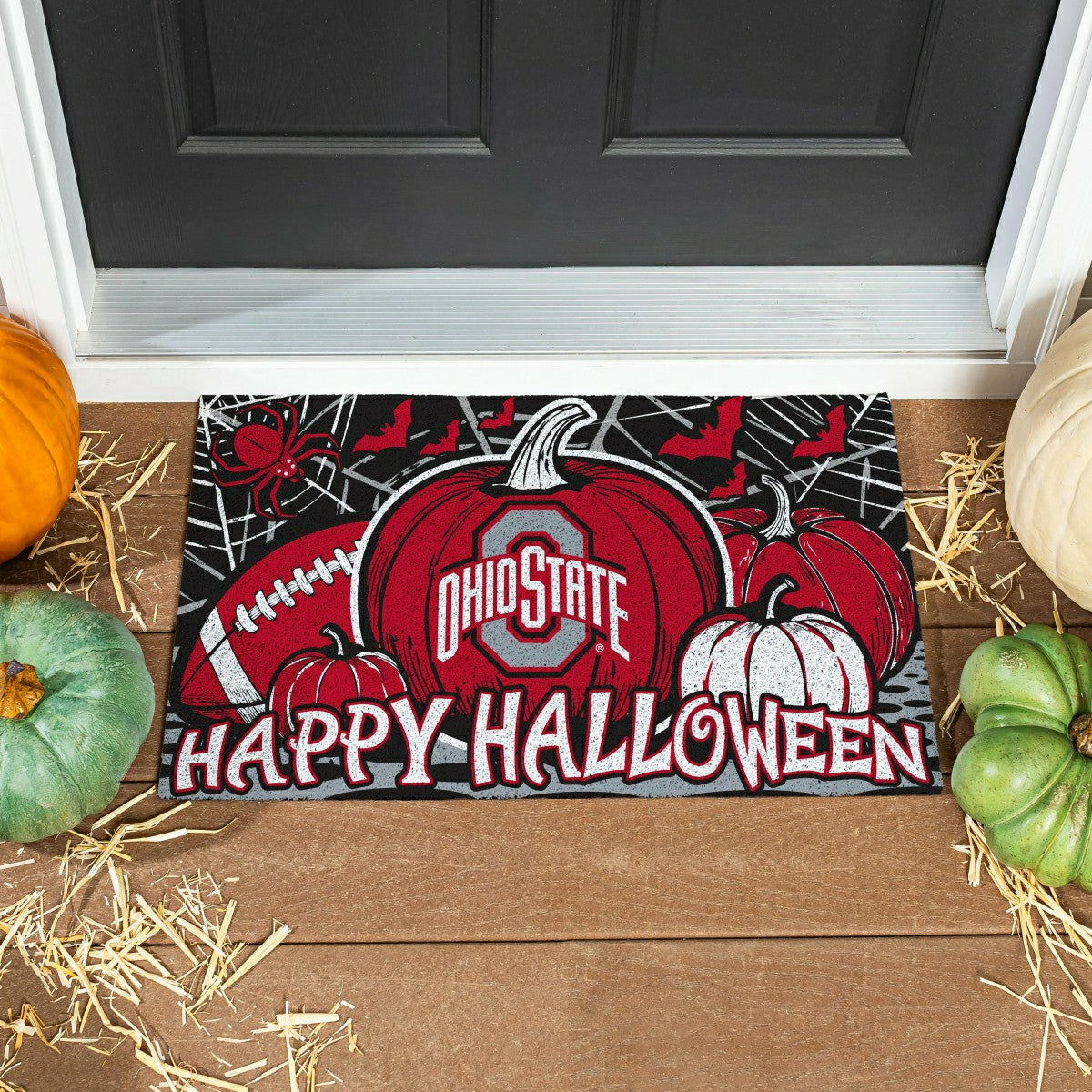 Ohio State University Halloween PVC Mat, 28"x16"