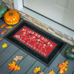 Ohio State University Flocked Coir Halloween Sassafras Switch Mat, 22"
