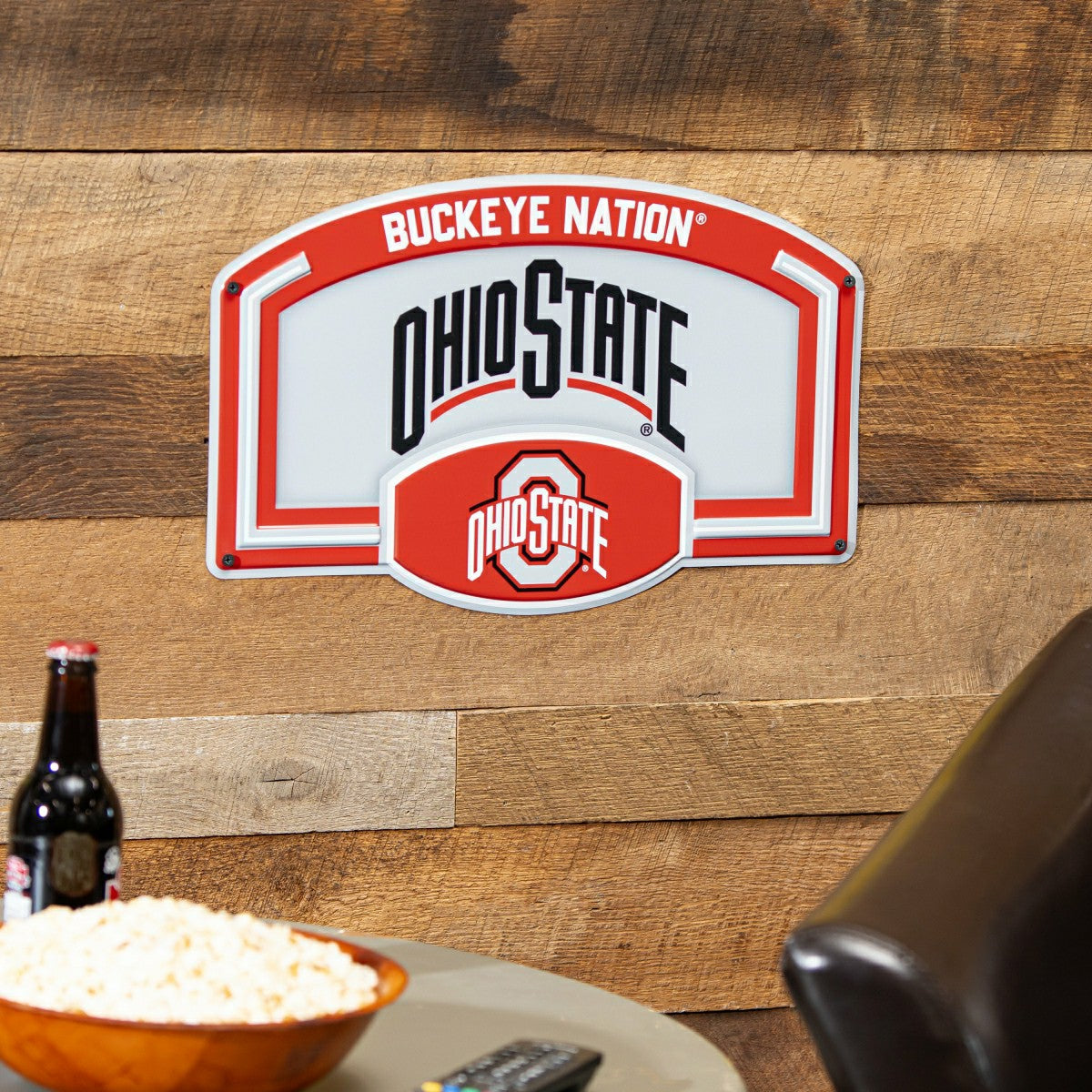 Ohio State University USA Embossed Steel Wall Sign, 11" x 17"