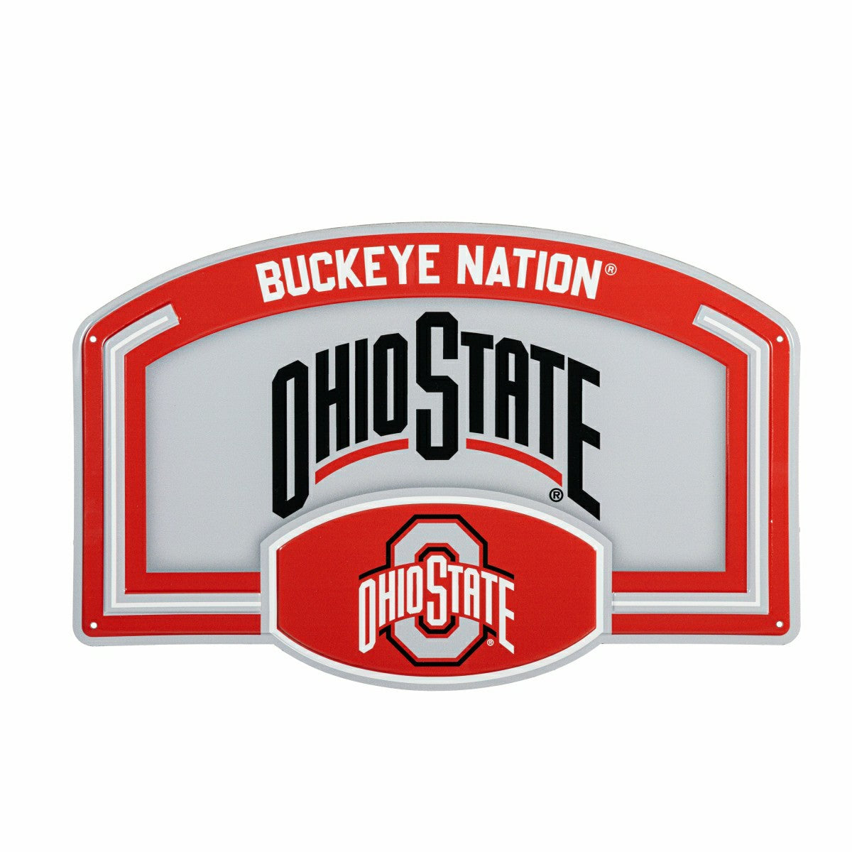 Ohio State University USA Embossed Steel Wall Sign, 11" x 17"