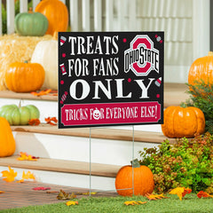 Ohio State University Yard Sign, Halloween Treats for Fans