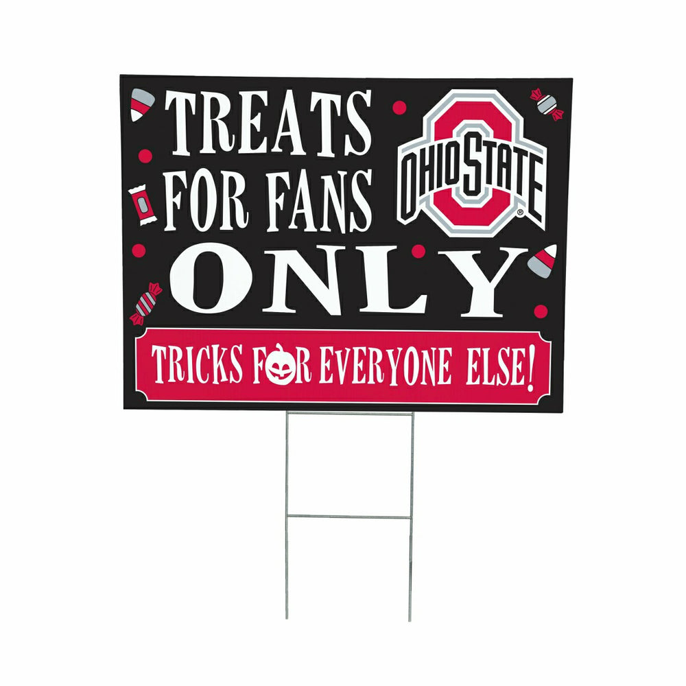 Ohio State University Yard Sign, Halloween Treats for Fans