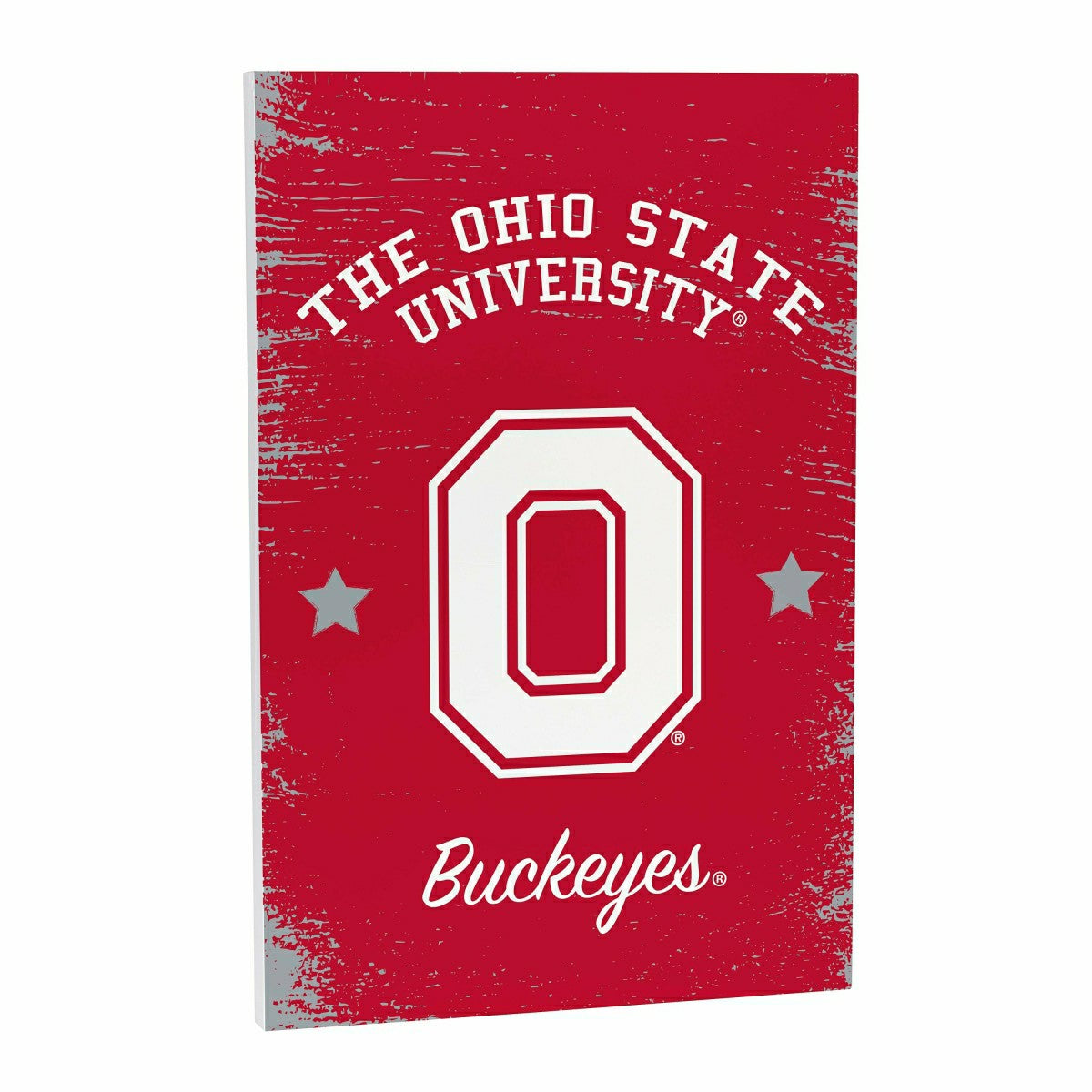 Ohio State University Wood Wall Sign, 16x24