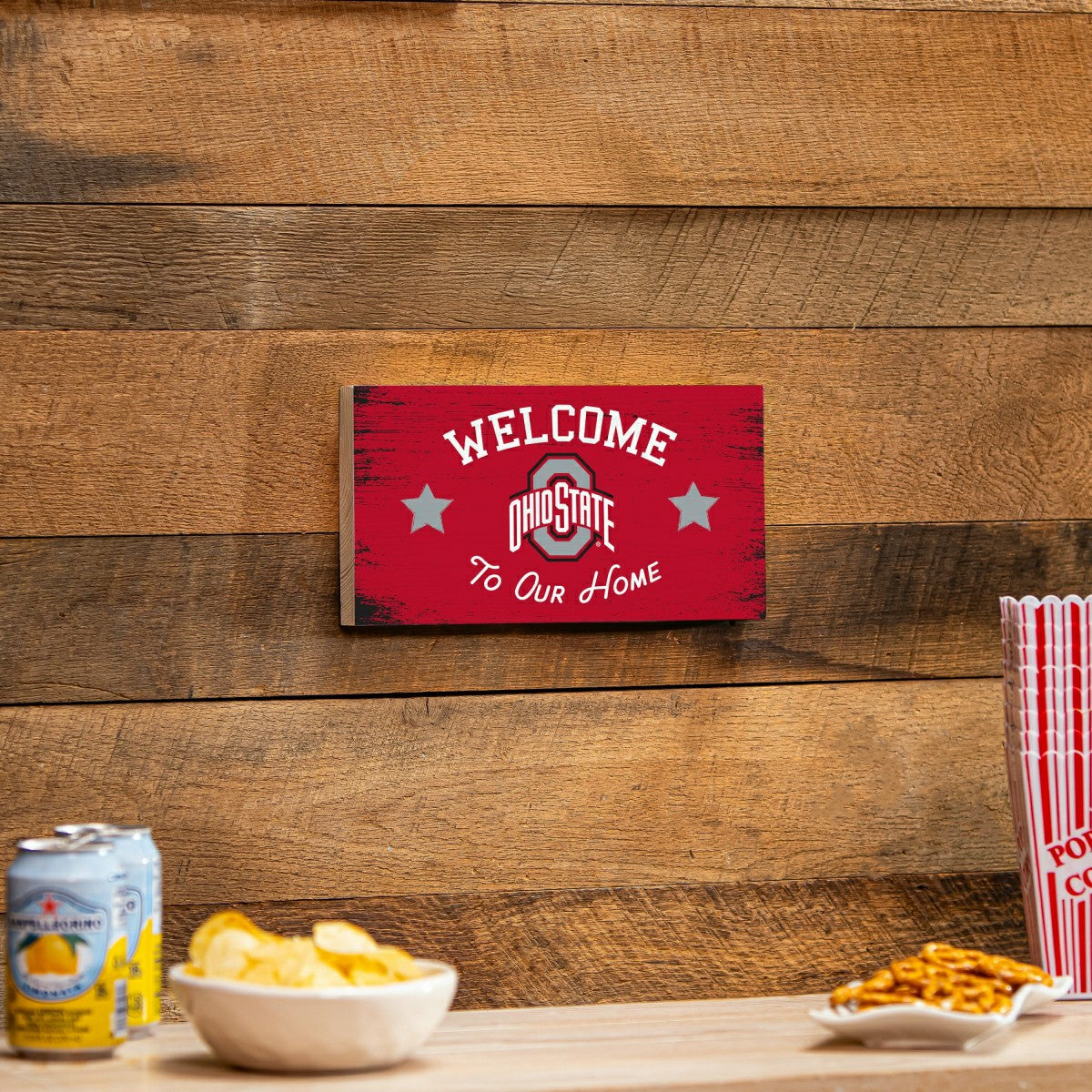 Ohio State University Wood Wall Sign, 6x11