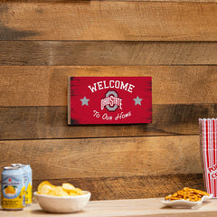 Ohio State University Wood Wall Sign, 6x11