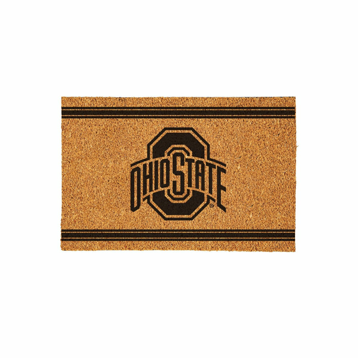 Ohio State University Large One Color Coir Mat, 36"x24"