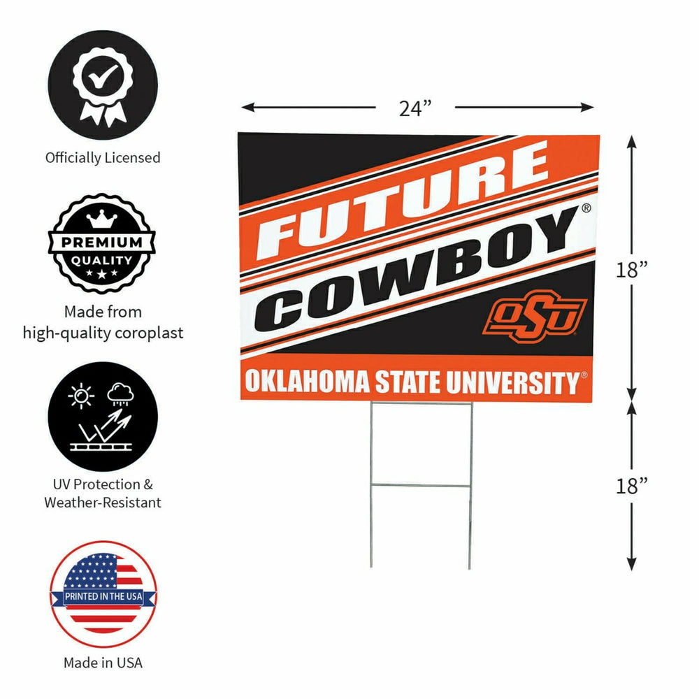 Oklahoma State University Coroplast Yard Sign, Future Student