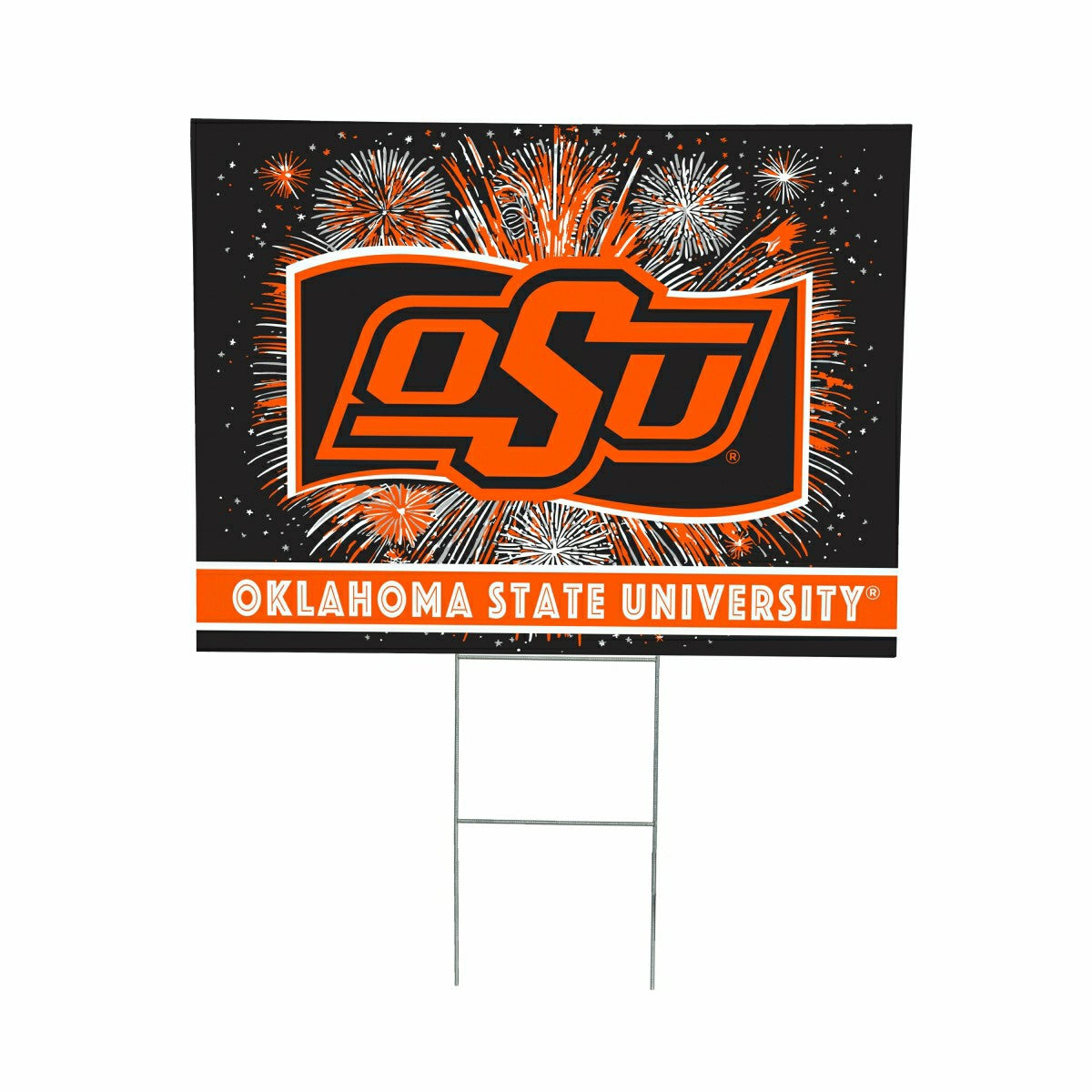 Oklahoma State University Yard Sign, Patriotic