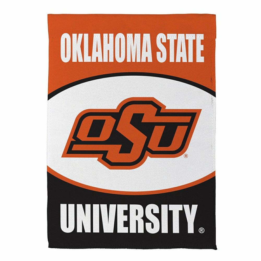 Oklahoma State University Suede Garden Flag