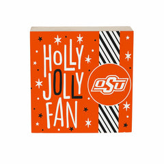 Oklahoma State University Block, Holiday, 6x6