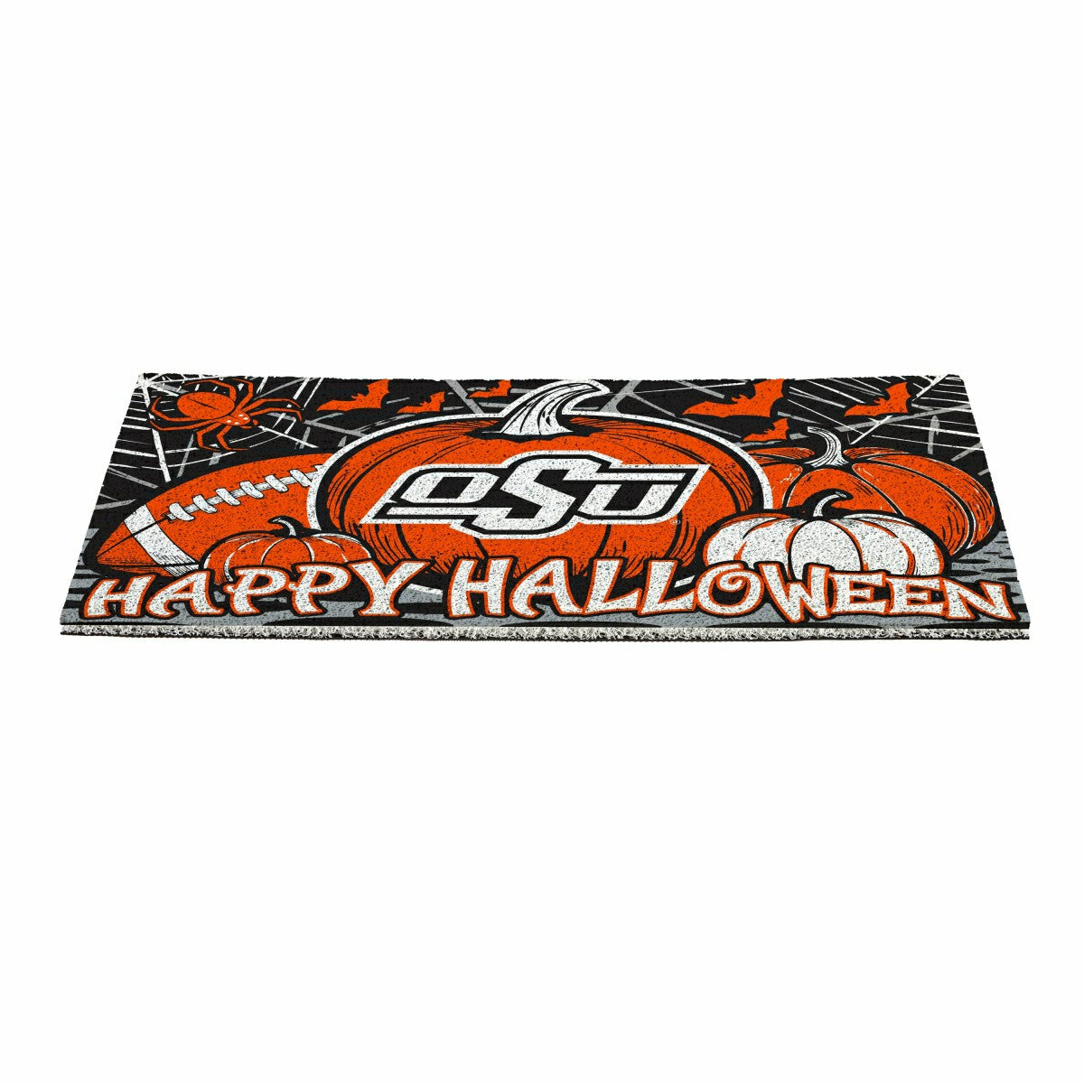 Oklahoma State University Halloween PVC Mat, 28"x16"