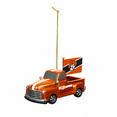 Oklahoma State University Rally Truck Ornament, Set of 2