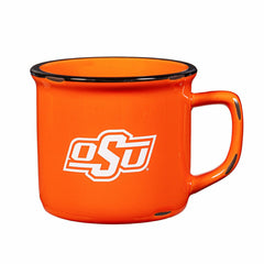 Oklahoma State University Ceramic Camp Cup with Enamel Finish, 14oz
