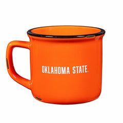 Oklahoma State University Ceramic Camp Cup with Enamel Finish, 14oz
