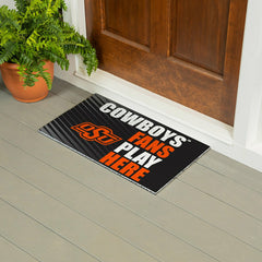Oklahoma State University Fan Mat, 28"x16"