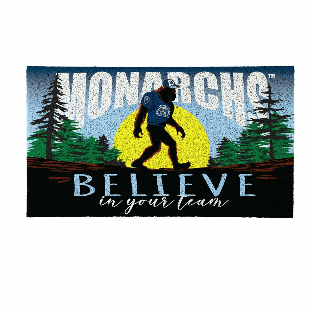 Old Dominion University Bigfoot PVC Mat, 28"x16"