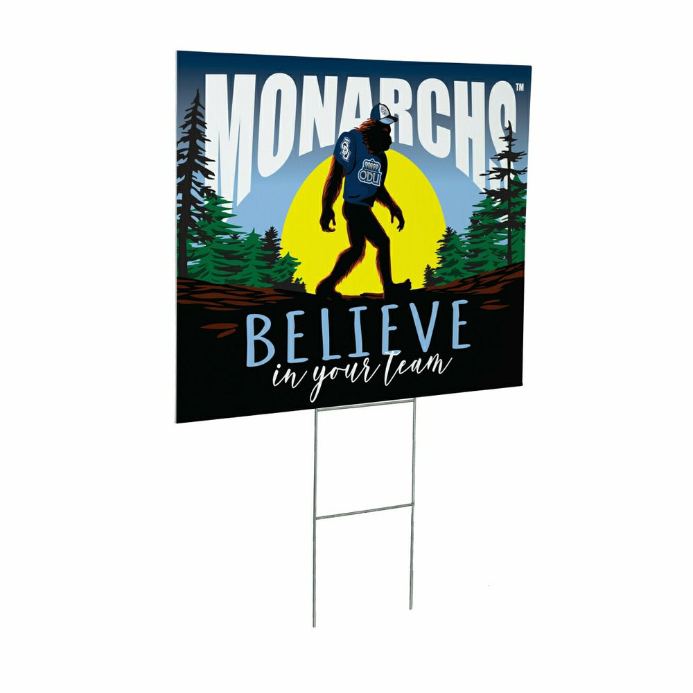 Old Dominion University Yard Sign, Bigfoot