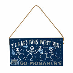 Old Dominion University Halloween Wood Wall Sign, 6x11