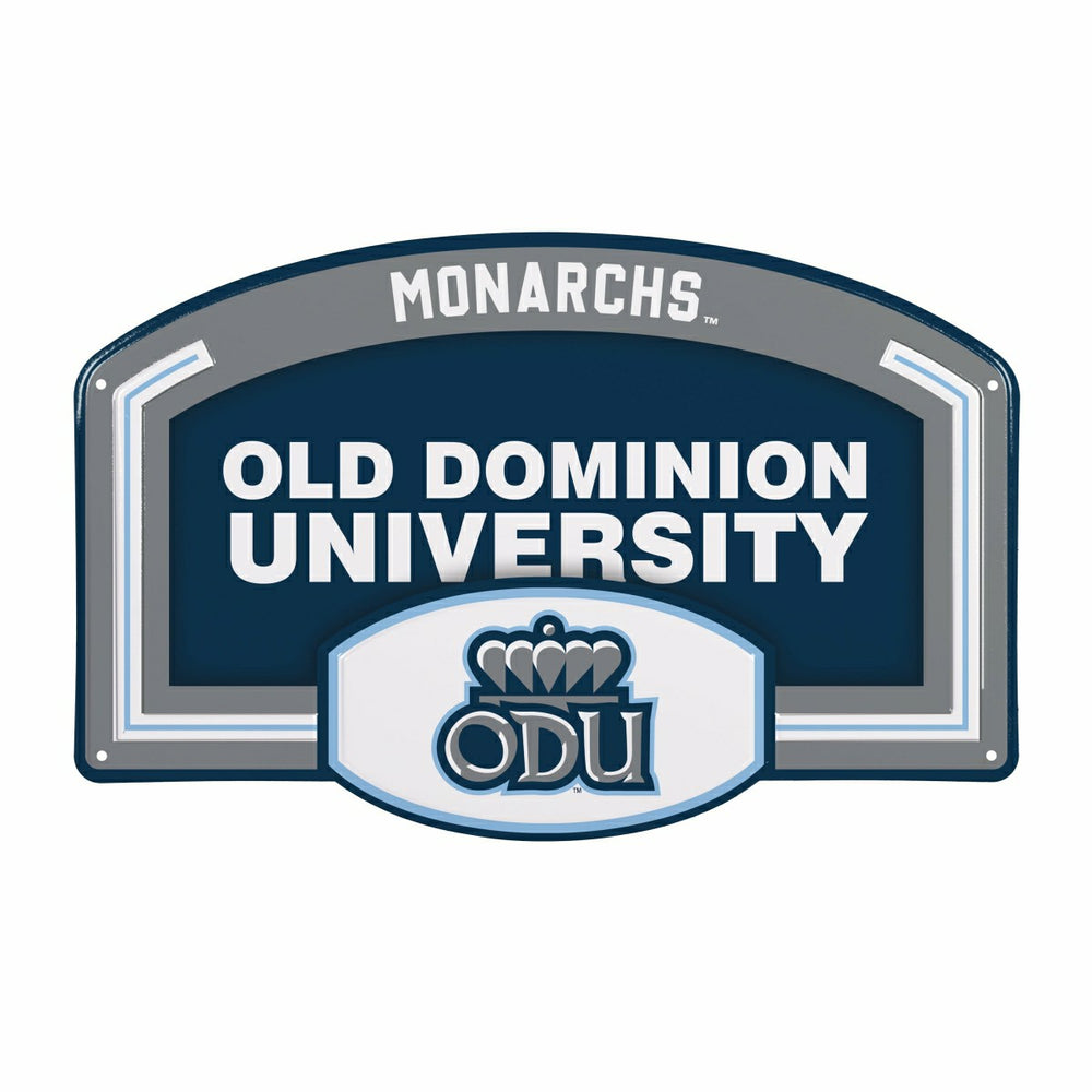 Old Dominion University USA Embossed Steel Wall Sign, 11" x 17"