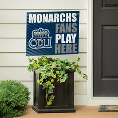 Old Dominion University Coroplast Yard Sign "Fans Play Here"