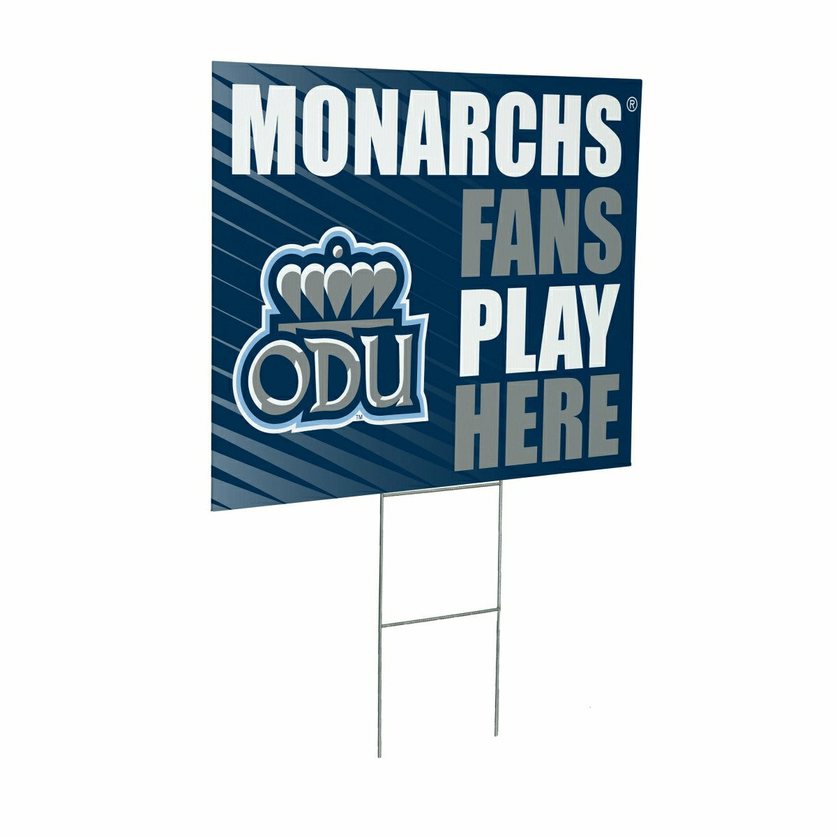 Old Dominion University Coroplast Yard Sign "Fans Play Here"