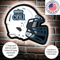 LED Wall Decor, Helmet, Old Dominion University
