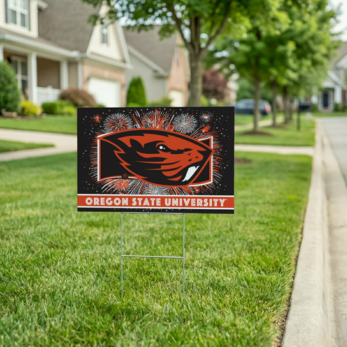 Oregon State University Yard Sign, Patriotic