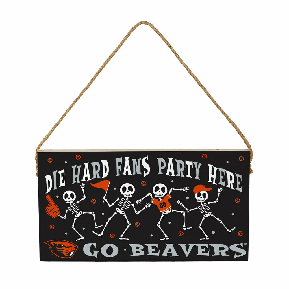 Oregon State University Halloween Wood Wall Sign, 6x11