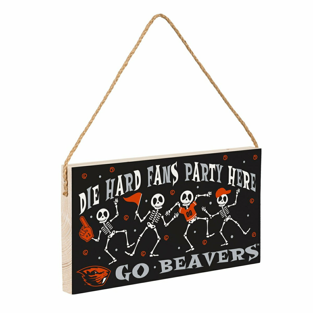 Oregon State University Halloween Wood Wall Sign, 6x11