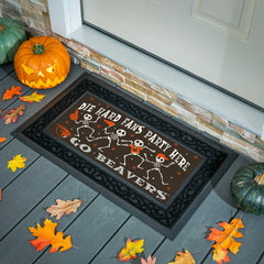 Oregon State University Flocked Coir Halloween Sassafras Switch Mat, 2