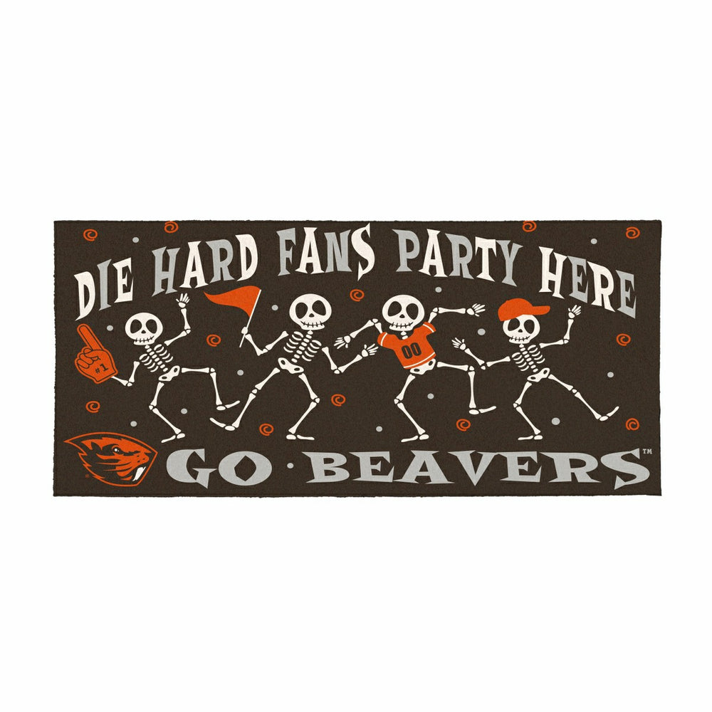 Oregon State University Flocked Coir Halloween Sassafras Switch Mat, 2